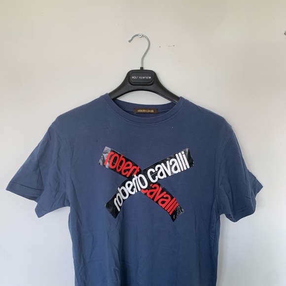Roberto Cavalli Logo T-shirt - Picture 1 of 3